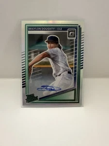 Braylon Doughty 2025 Donruss Optic Rated Prospect Silver Prizm Auto #106 - Picture 1 of 1