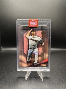 2019 Topps Archives Signature Series Corey Kluber Auto /5 Indians 2015 Bowman's - Picture 1 of 2