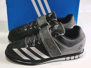 ADIDAS *POWERLIFT 3* (AQ3330) BLACK IRON GYM WEIGHTLIFTING HERREN SCHUHE UK 8 EU 42 - Bild 1 von 15