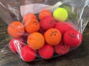 21 Matte Callaway Superhot Supersoft SuperFast LIGHTLY USEDA Golf Balls - Picture 1 of 3
