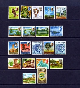 Seychelles  MH   198-212   1962-69  Definitives    SE006 - Picture 1 of 1