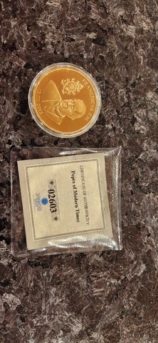 American Mint Pope Francis Popes oF Modern Times Commemorative Coin 02603 Cover