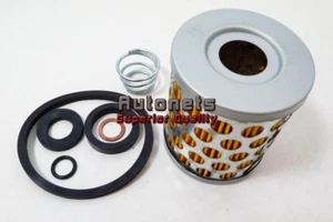 Billet Aluminum Single Port Fuel Filter Small Capacity Service Kit Spring O-ring - Picture 1 of 2