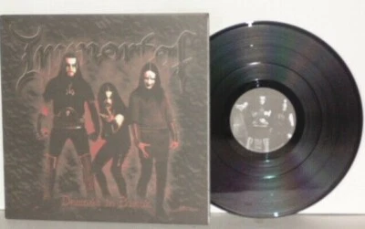 IMMORTAL Damned In Black LP VG+ Plays Well 2005 Osmose OPLP095 1000 Made - Image 1 of 4