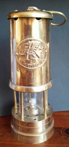 Vintage Welsh Brass Miners Lamp - Manufactured By E.Thomas & Williams - Picture 1 of 5