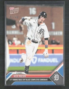Nick Maton 2023 Topps Now #118 azul 41/49 - Imagen 1 de 2