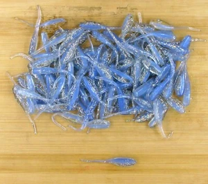 (100) Crappie Fishing 2" Baby Shad Hologram Ghost Bulk Lot #6D Brand New - Picture 1 of 2