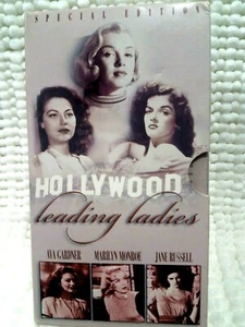 Hollywood's Leading Ladies - VHS - Ava Gardner, Marilyn Monroe & Jane Russell - Picture 1 of 6