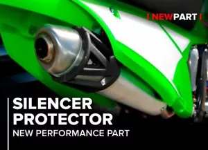 Protezione scarico silenziatore universale Polisport 2 tempi 200 - 330 mm MX colore BLU - Foto 1 di 2