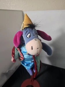 Eeyore Plush Bean Stuffed Disney Maiden In Distress 9" Beanie W1 - Picture 1 of 5