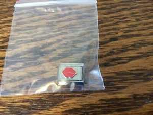Fiozini Italian Charms Link Bracelet Charm Red Lips Kiss - Picture 1 of 1