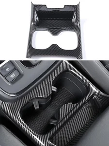For Honda CR-V CRV 2023-2024 Carbon Fiber Center Console Water Cup Holder Frame - Picture 1 of 8