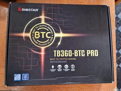 BIOSTAR TB360-BTC Pro Mining Motherboard Best To Crypto- Mining - Image 1 of 4