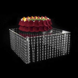 Cake Stands Crystal Beaded Cupcake Tower Display Weddings Birthday Party Decor - Picture 1 of 12