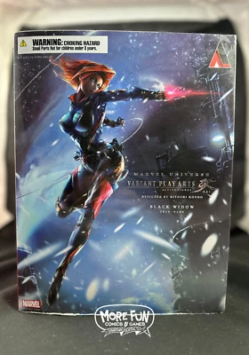 Square-Enix 漫威宇宙黑寡妇变体游戏艺术 Kai 可动人偶 — 第 1/4 张图片