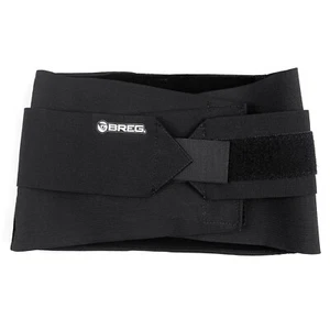 Soporte lumbar elástico básico BREG negro ajustable talla M (cintura 30-36" 76-91 cm) - Imagen 1 de 7