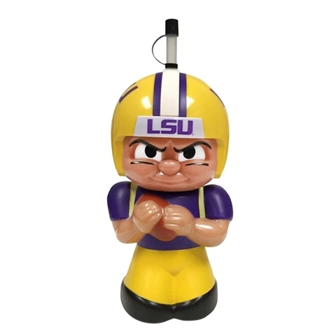 LSU TEENYMATES BIG SIP 3D CHARACTER CUP 16OZ LOUISIANA TIGERS FOOTBALL PLAYER ST Cover