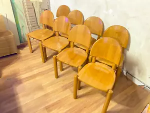 8er Set Rainer Daumiller Massivholzstühle – Designer-Stühle skandinavisch - Bild 1 von 10