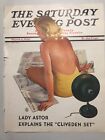 Cover Only Robert P. Archer Swimsuit Sunlamp Saturday Evening Post Mar 4 1939