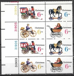 US Scott #1418b Plate block of 8, Mint Never Hinged - Picture 1 of 1
