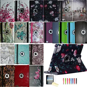 360 Rotating Smart Case Cover Stand Magnetic Leather for New & Old Apple iPad - Picture 1 of 42