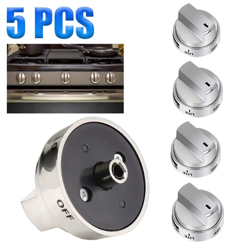 5Packs AEZ73453509 Range Stove Knob Replace Part LG Range Stove Oven
