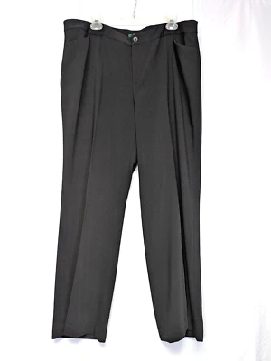 Lauren Ralph Lauren Wide Leg Trouser Pants Womens 16W Black - Image 1 of 4