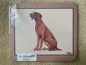 SOLO QUEDA 1 - Nuevo Almohadilla para Ratón Vizsla Perro Antideslizante sobre Fondo Beige Liso - Imagen 1 de 1