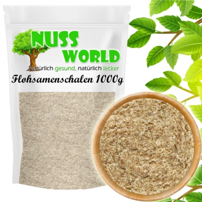 1kg Flohsamenschalen | hohe Reinheit | Flohsamen aus Indien | Samen | Schalen - Bild 1 von 4