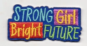 Parche de hierro para niñas STRONG GIRL BRIGHT FUTURE - Imagen 1 de 1