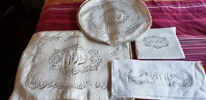 Beautiful 4 Pesach set Passover Matzah Cover Afikoman Pillow Towel Judaica LOOK! - Picture 1 of 9