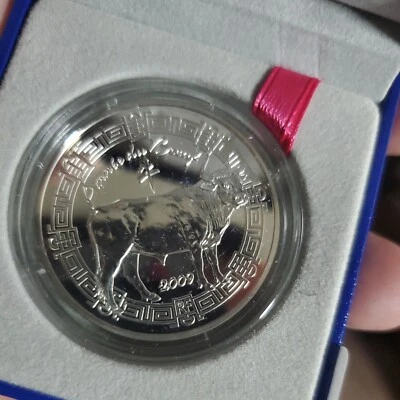 Francia 2009 Año Chino del Buey Prueba 10K Acuñado PetetheGreek o25 Foto 1 de 3