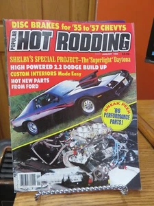 Popular Hot Rodding Magazine January 1986 Ford 55-57 Chevy Muscle Car -FREE SHIP - Picture 1 of 3