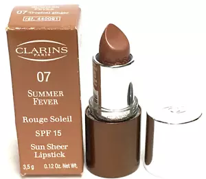 CLARINS Summer Fever Sun Sheer Lipstick - Tropical Ginger SPF 15 -NIB- RARE!! - Picture 1 of 2
