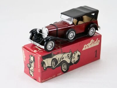 Solido N.1 Rif. 132 Mercedes Ss 1928 Nuovo IN Scatola 1/43 - Immagine 1 di 4