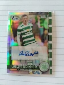 2022-2023 Topps Chrome SPFL Callum McGregor Auto #CA-CM Celtic FC