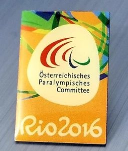 2016 Rio Olympic Austria Paralympic Committee NOC NOC pin 2024 Paris Trader - Picture 1 of 2