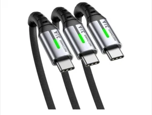 INIU USB C Charger Cable, [3 Pack 0.5+2+2m] USB A to USB C Cable 3.1A Fast - Picture 1 of 8