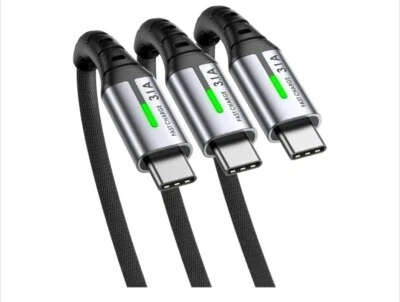 INIU USB C Charger Cable, [3 Pack 0.5+2+2m] USB A to USB C Cable 3.1A Fast - Image 1 of 4