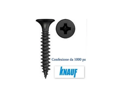 KNAUF Viti V.R. punta chiodo 3,5-25/35/45 per profili cartongesso, Conf. 1000pz. - Immagine 1 di 4