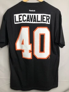Philadelphia Flyers #40 Vincent Lecavalier Reebok Men's Large T-Shirt EUC - Picture 1 of 15