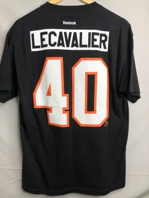 Philadelphia Flyers #40 Vincent Lecavalier Reebok Men's Large T-Shirt EUC - Image 1 of 4