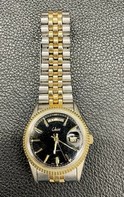 Collezio 男士模拟手表 石英 美丽表盘 工作!!  不锈钢金色 — 第 1/4 张图片