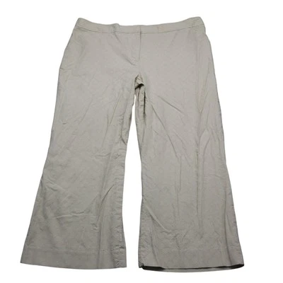 Брюки женские Attention 16 бежевые однотонные с косыми карманами высокая посадка прямые штанины - Изображение 1 из 4