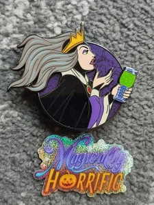 Disney Evil Queen Snow White profile fantasy soada magically horrific pin - Picture 1 of 1