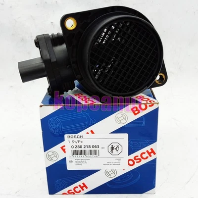 0280218063 Mass Air Flow Sensor MAF For Audi A4 TT VW Golf Jetta 1.8T 06A906461L - Image 1 of 4