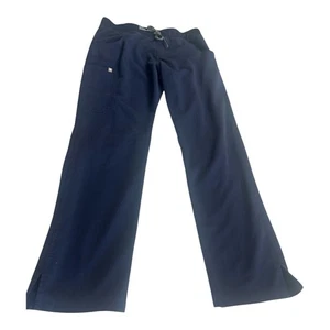 Pantaloni donna Figs Kade Cargo Scrub blu navy taglia media stile T21004 PO 1262 - Foto 1 di 6