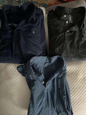 Volcom Shirts Polo (3 Total) Never Worn 2xl Surf Shirts - Image 1 of 4