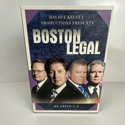 Boston Legal Seasons 1-5 DVD Box Set Region 1 NTSC 31 Discs James Spader - Image 1 of 4