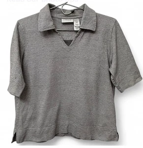 CAMISA POLO DE GOLF LIZ CLAIBORNE LIZGOLF GRIS, TALLA L, PECHO 40", LARGO 21" - Imagen 1 de 2